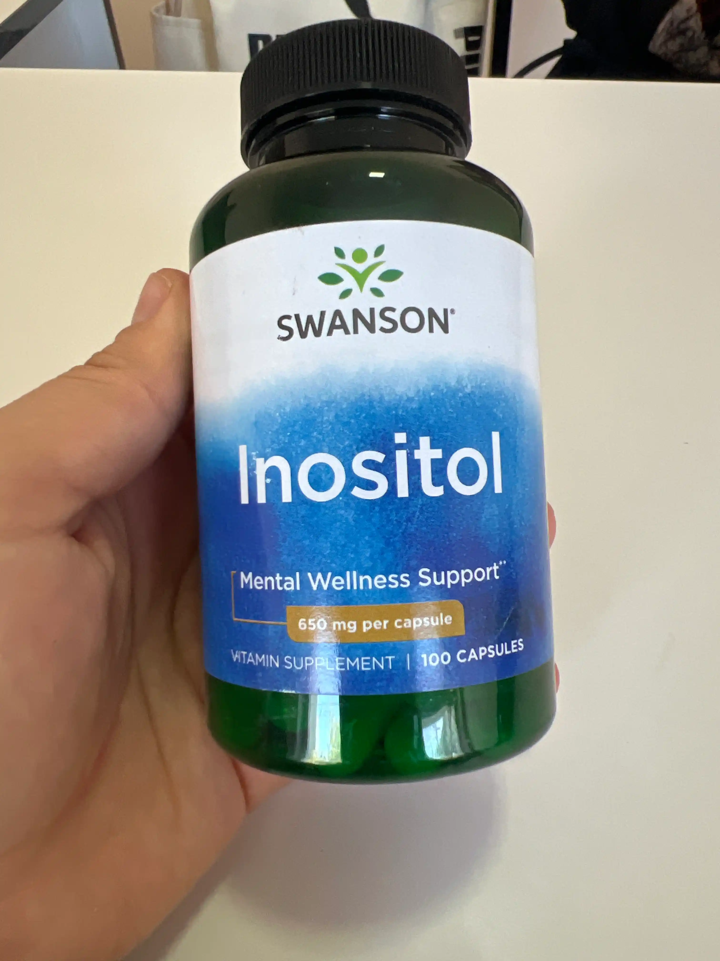 Swanson Inositol, 100 kapsula