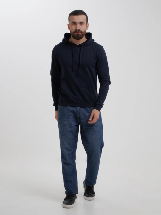 Мужское худи oversize, стильное, тёплое и удобное, для повседневного использования - 