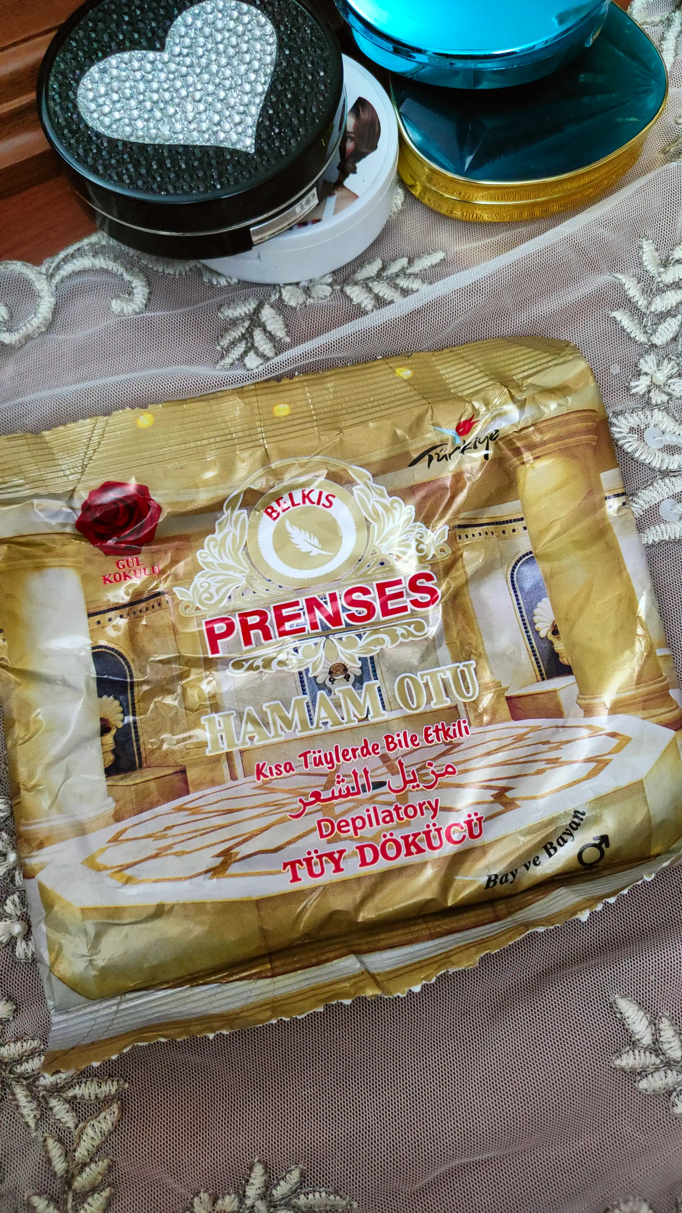 Prenses Hamam Otu depilyatsiya kukuni, Hurrem kukuni - depilyatsiya uchun kukun