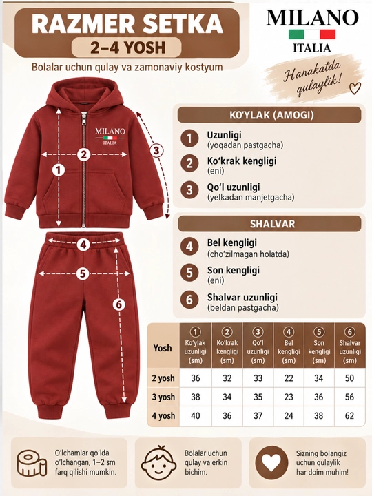 3-5 yoshli o‘g‘il bolalar uchun kuzgi kiyim, o‘g‘il bolalar uchun sport kostyumi