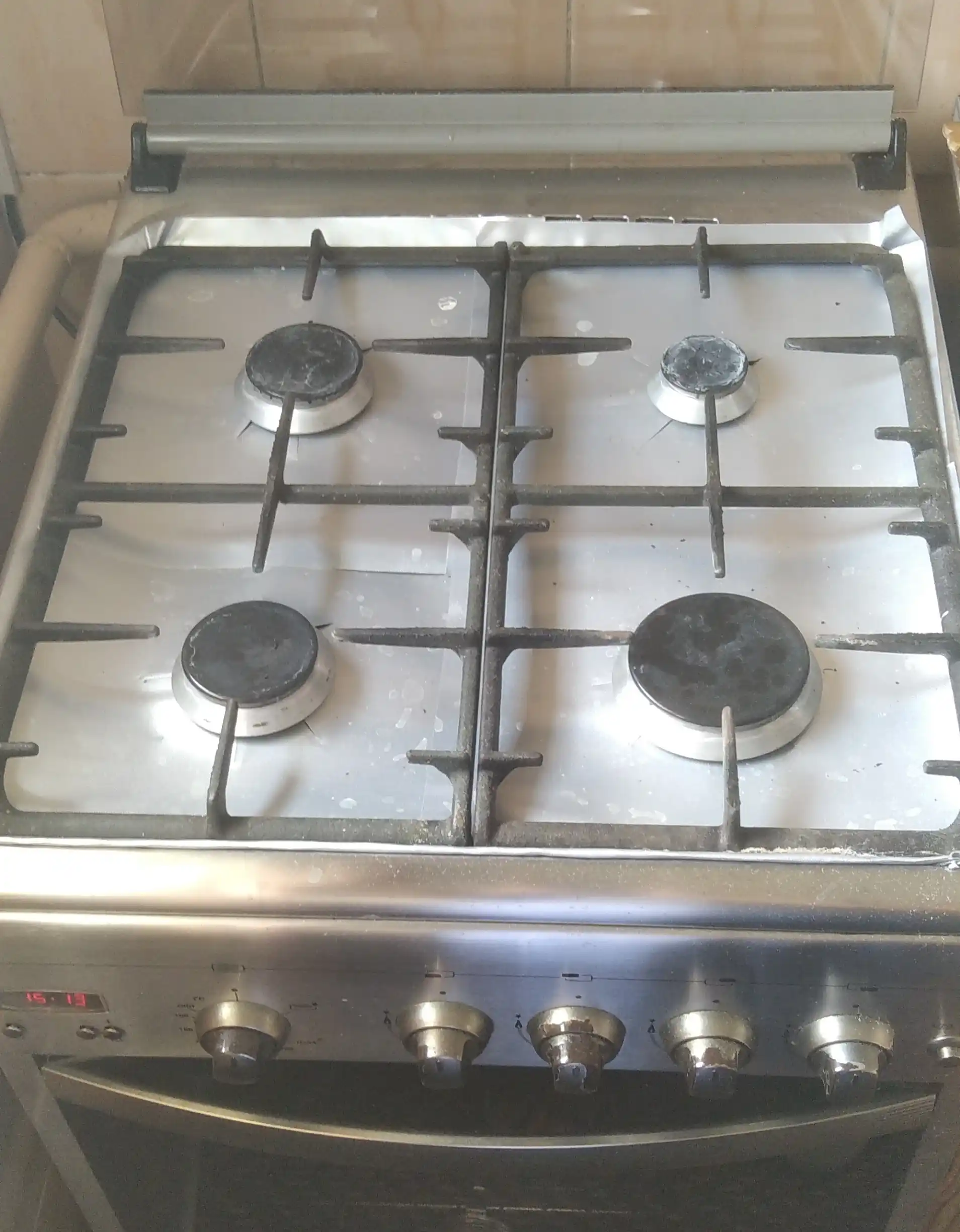 Gilamcha, gaz plitasini himoya uchun, teflon, 4 dona to'plam, qalinlashgan model 0.2 mm
