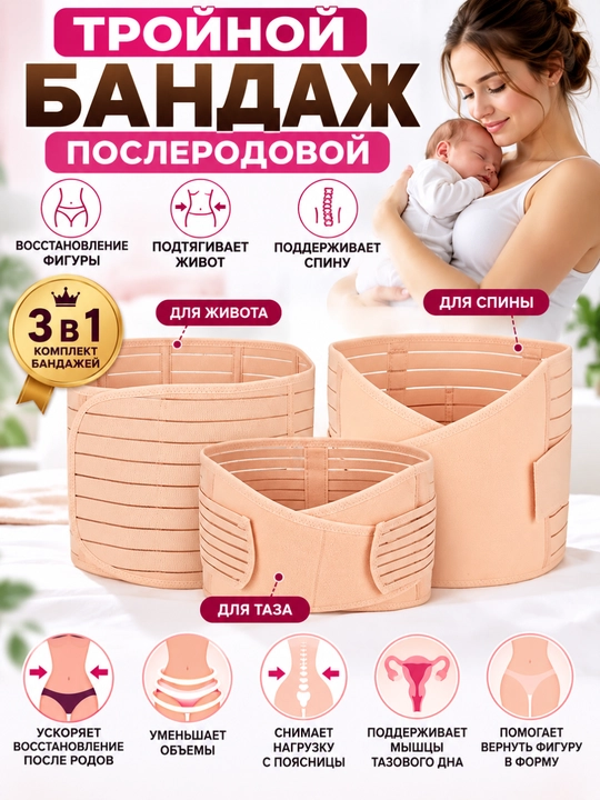 Бандаж для беременности и послеродового периода — поддержка спины и живота