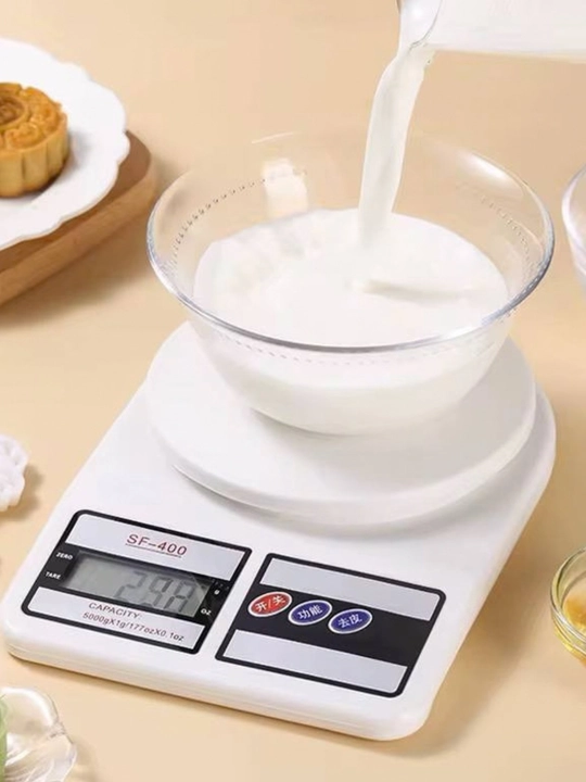 Электронные кухонные весы SF-400 с чашей для взвешивания продуктов и ингредиентов - 