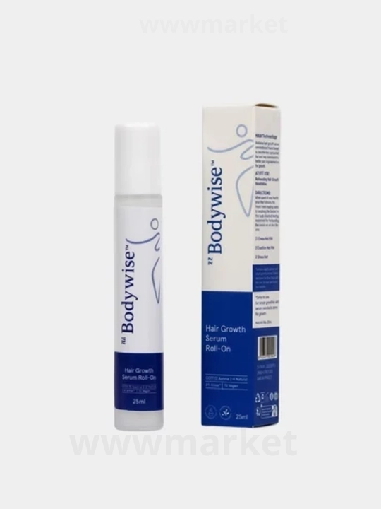 Сыворотка для роста волос Hair Growth Serum Rooll-on Bodywise, 25 мл, от выпадения
