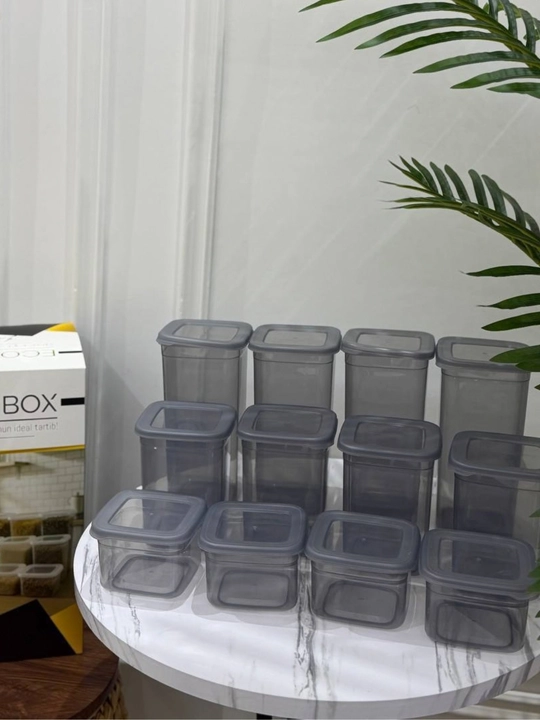 Konteynerlar to'plami don mahsulotlari uchun: 500ml, 1000ml, 1500ml