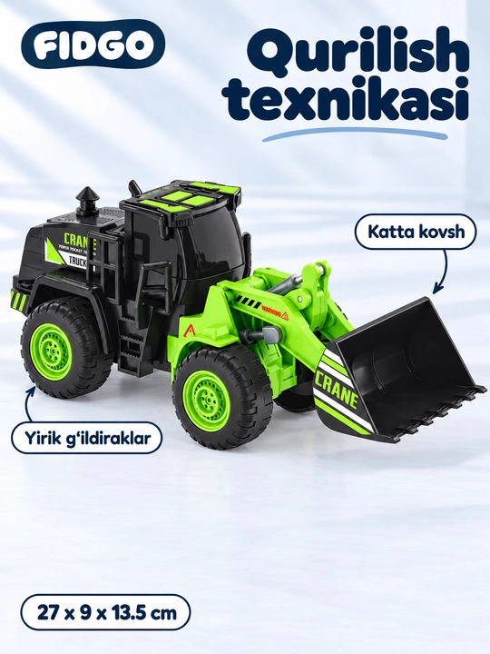 O‘yinchoq o‘t o‘chirish mashinalari, chiroqli turli modellar