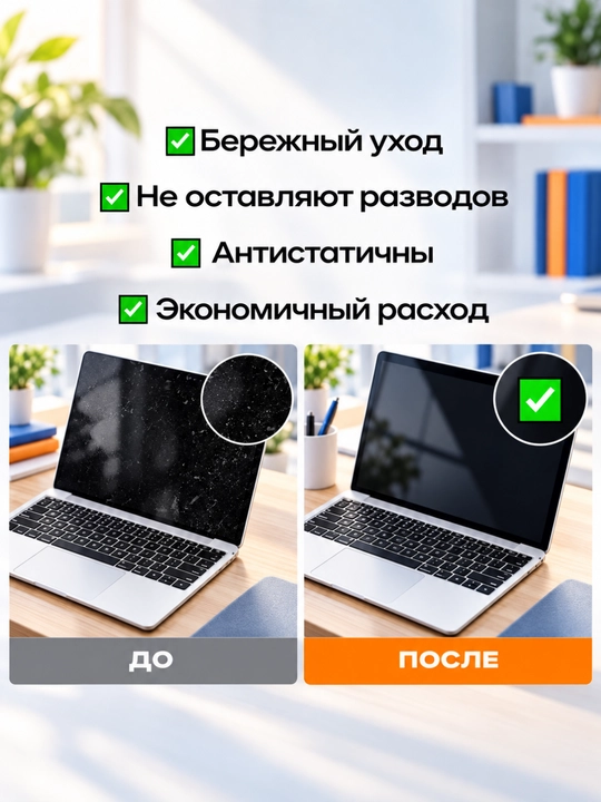 Monitor, televizor, noutbuk, smartfon, ofis jihozlarini tozalash to‘plami 2E Cleaning Kit