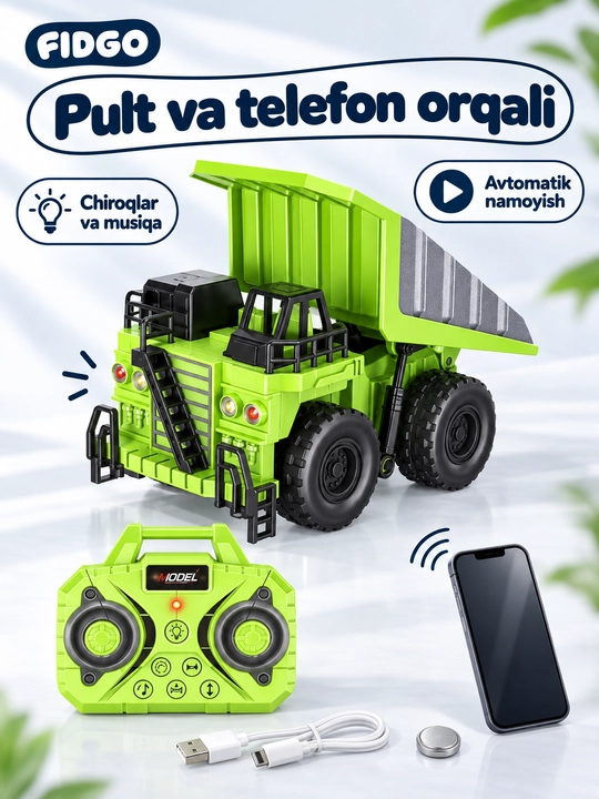 O‘yinchoq o‘t o‘chirish mashinalari, chiroqli turli modellar