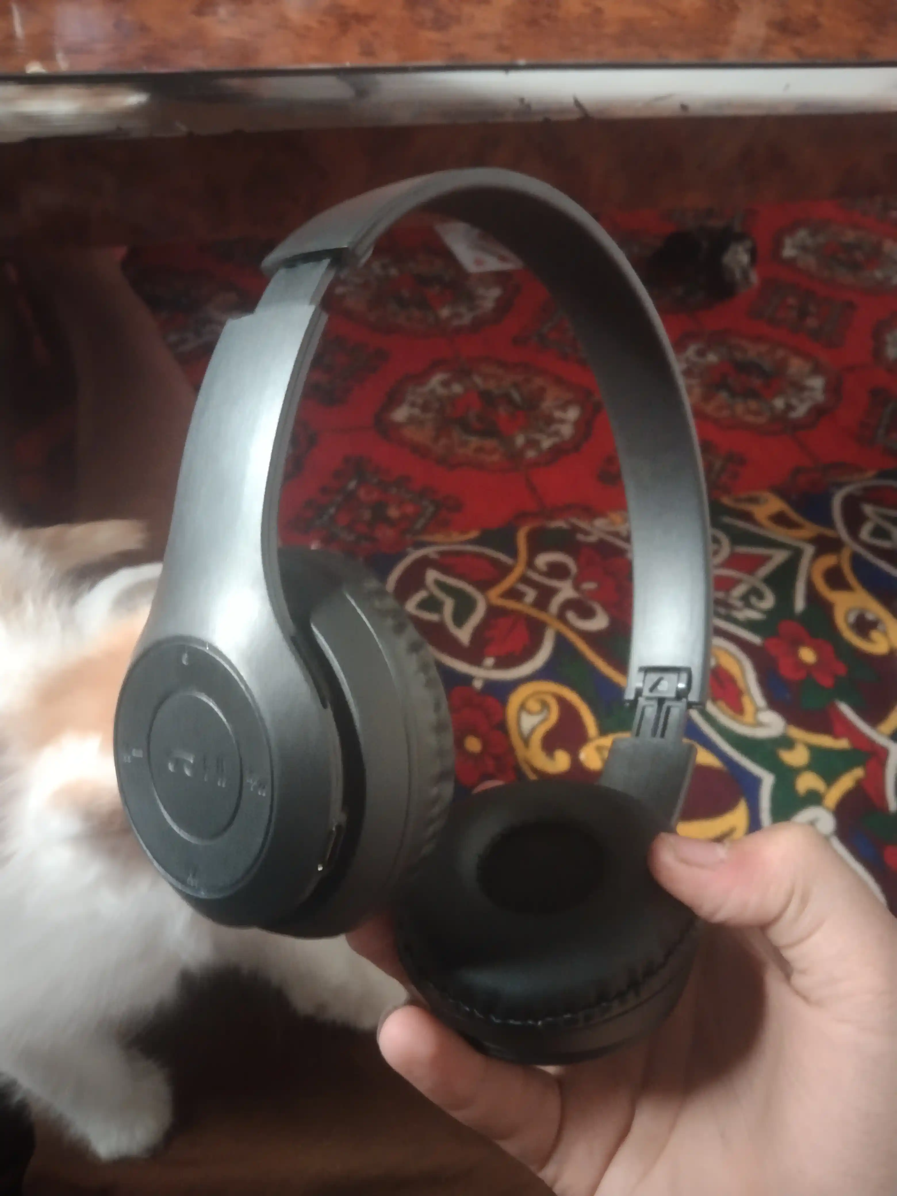 Simsiz quloqchinlar P47, Bluetooth 5.0, yig'iluvchan, mikrofon bilan, shovqinsiz