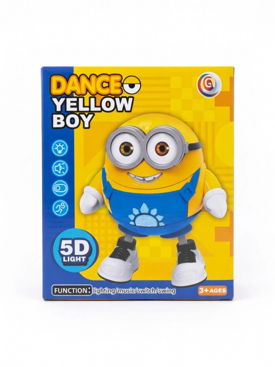 Интерактивная танцующая игрушка Dance Yellow Boy, со светом и музыкой, 3+