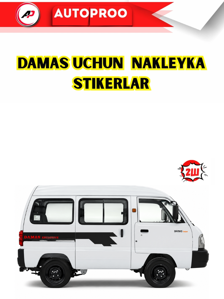 Damas nakleyka uchun vinil stikerlar salon uchun stiker