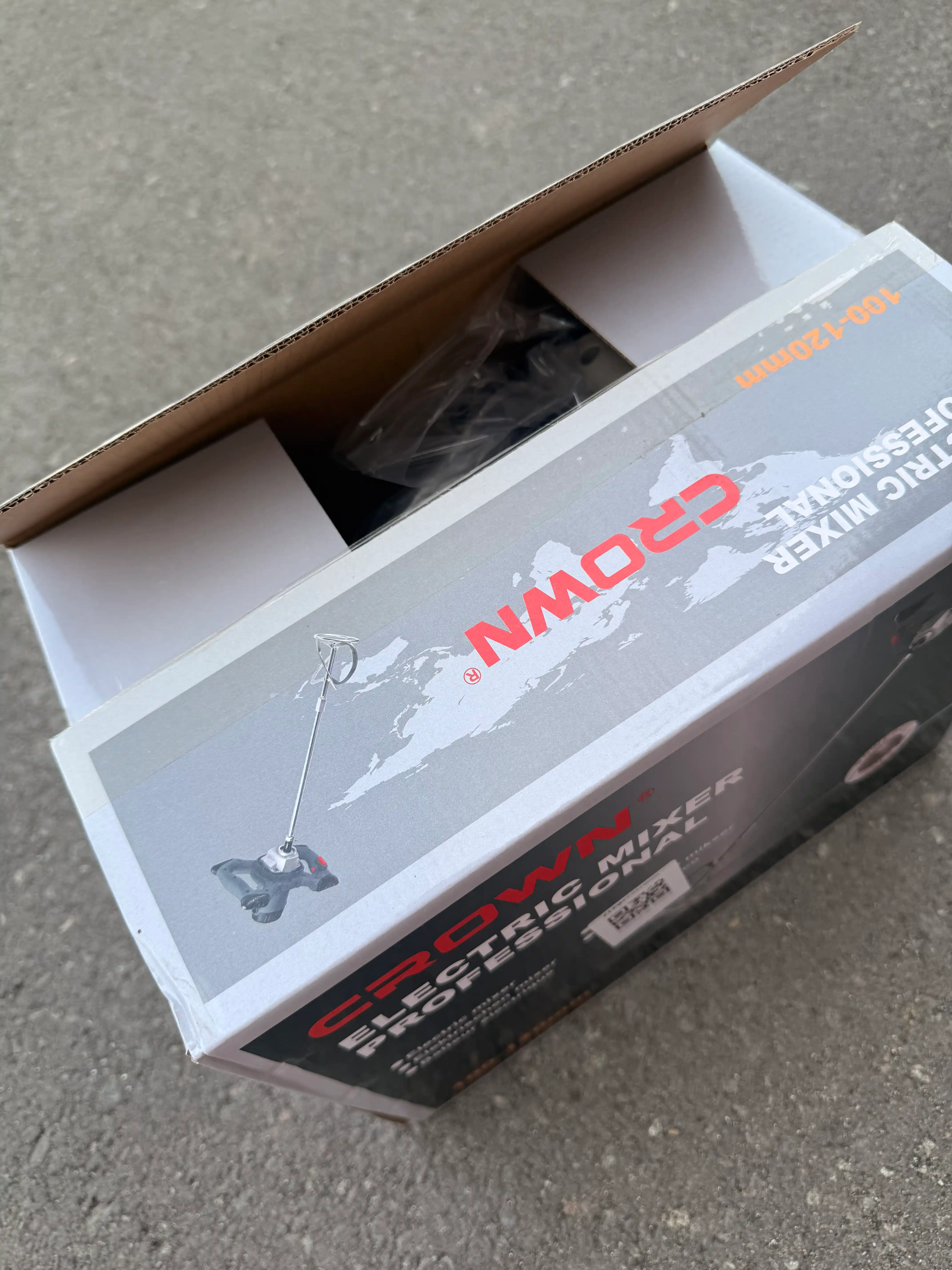 Professional elektr qurilish mikseri 2600W – ikki tutqichli