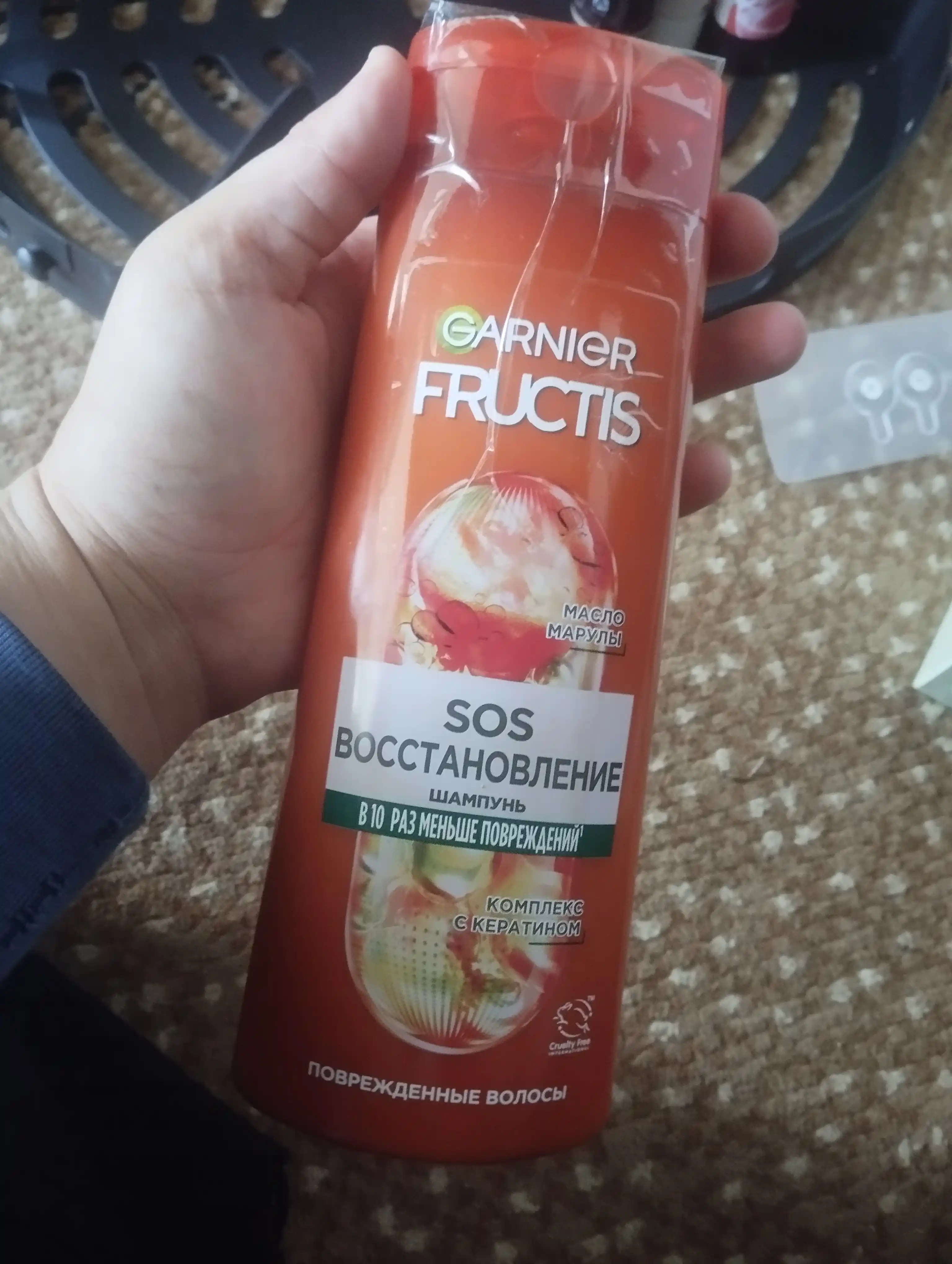 Garnier Шампунь для волос Fructis SOS Восстановление для поврежденных волос, 400 мл