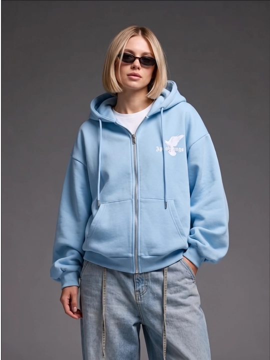 Ayollar uchun Oversize, zipka, Xudi,kuz,qish fasli uchun , qulay Kapushonli Sviter