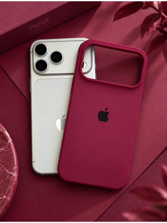 IPhone chexol — iPhone 11, 12, 13, 14, 15, 16, 17 Pro va Pro Max uchun silikon chexol