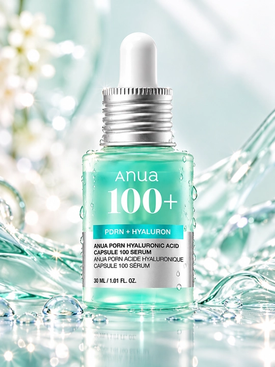 Anua serum, hyaluron serum, PDRN сыворотка, увлажнение кожи, glow skin - 