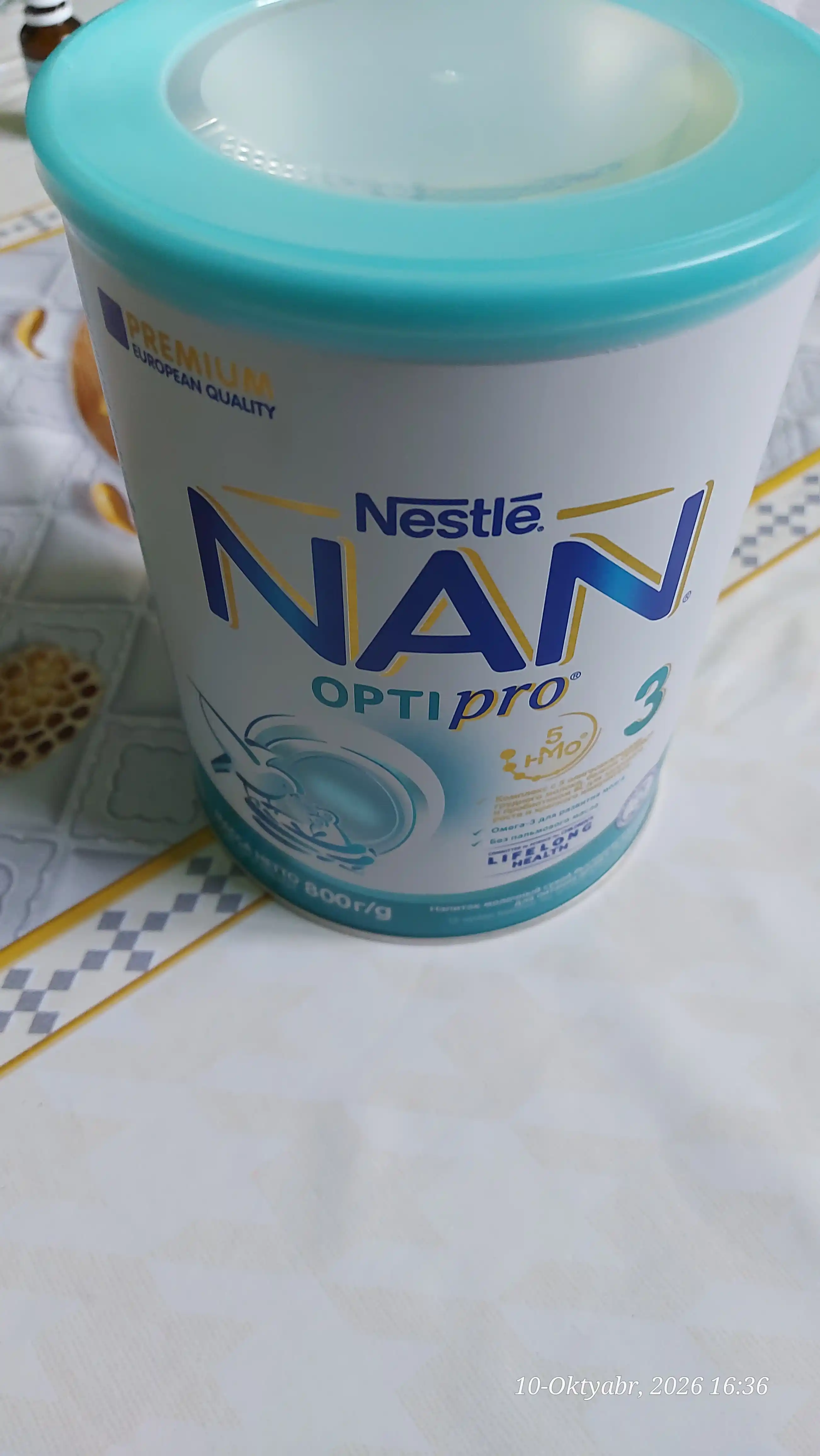 Смесь сухая молочная для детей Nan 3 OPTI pro, 800 г