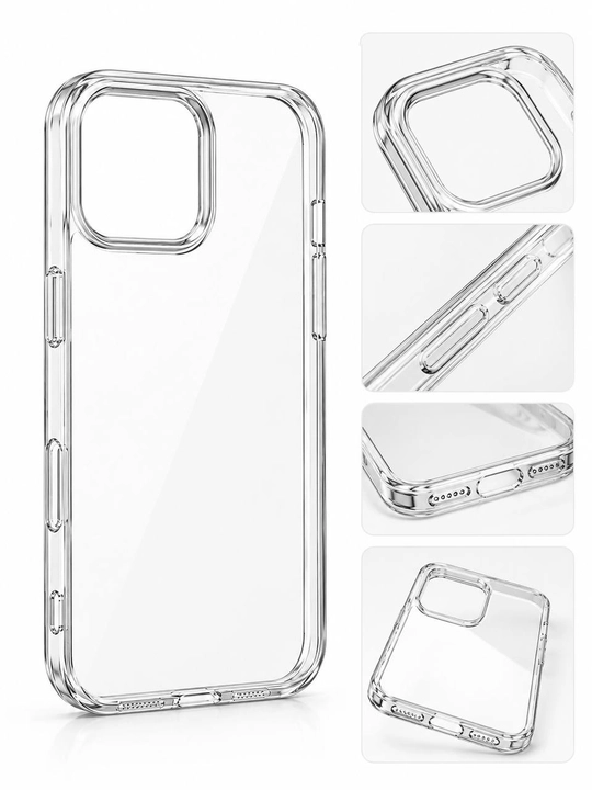 Shaffof silikon telefon chexoli