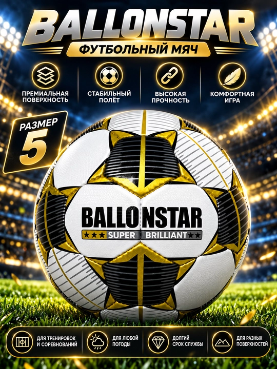 Futbol koptoklari 5 razmer (Pokiston) - 