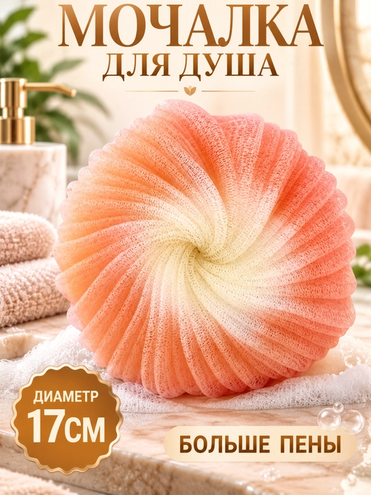 Мочалка для душа бант, мочалка для тела массажная, щетка для тела