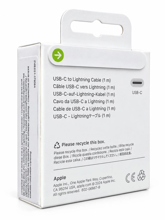 Зарядное устройство для iPhone, блок Type-C, PD, кабель Type-C/Lightning, 20 Вт