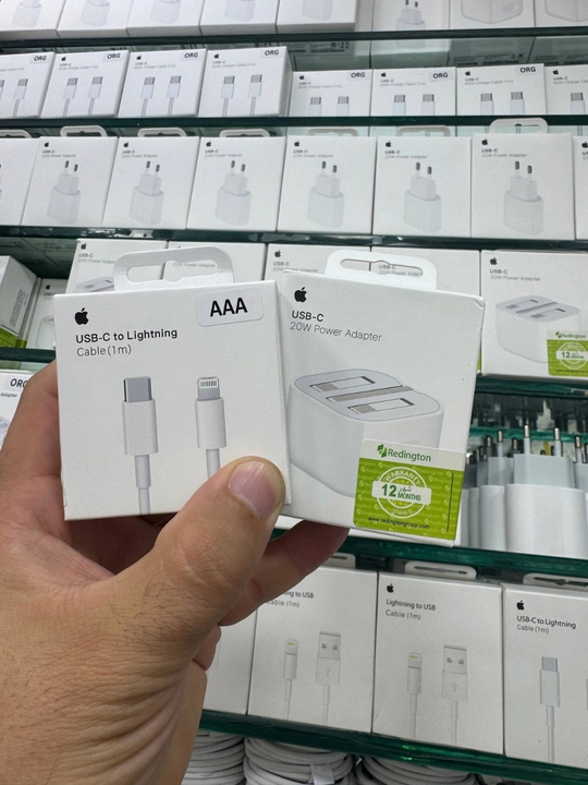 Зарядное устройство для iPhone, блок Type-C, PD, кабель Type-C/Lightning, 20 Вт