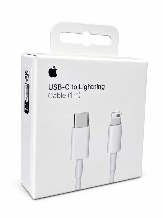 IPhone uchun 20W tezkor zaryadlovchi to‘plam, USB-C adapter va Lightning kabeli 1 m