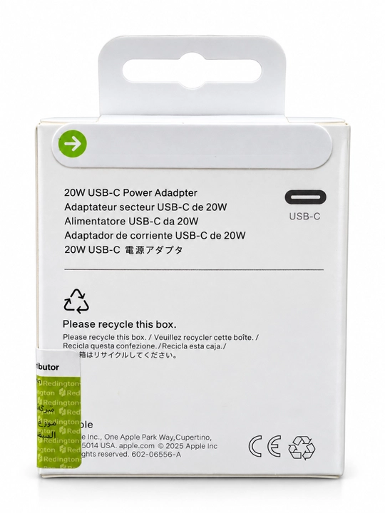IPhone uchun 20W tezkor zaryadlovchi to‘plam, USB-C adapter va Lightning kabeli 1 m