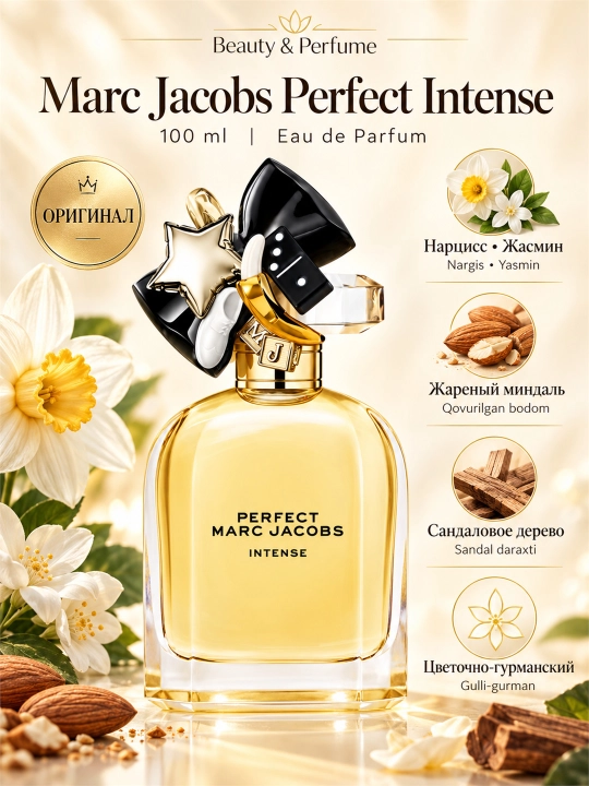 Marc Jacobs Perfect Intense ayollar uchun parfyumeriya suvi 100 ml - 