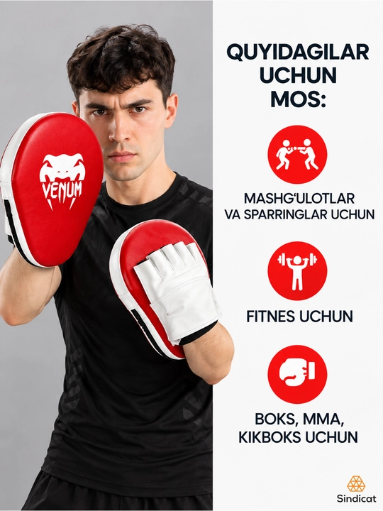 Boks va kikboksing, karate va taekvondo uchun mashg‘ulot oyoqlari, 2 dona
