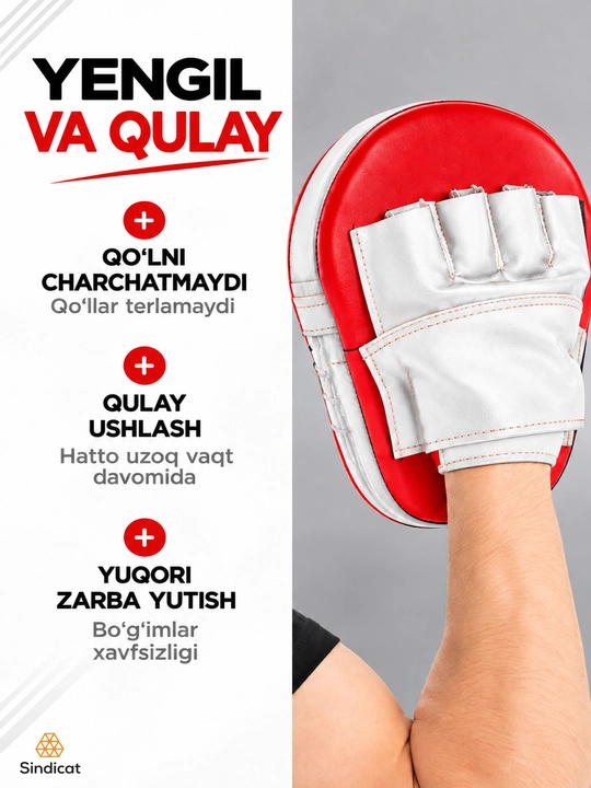 Boks va kikboksing, karate va taekvondo uchun mashg‘ulot oyoqlari, 2 dona