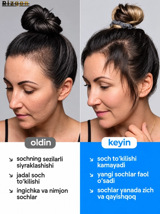 Сыворотка для роста волос Hair Growth Serum Rooll-on Bodywise, 25 мл, от выпадения