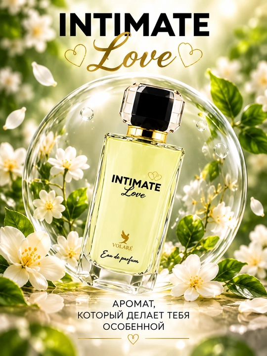 INTIMATE Love - ayollar uchun ajoyib, nafis va jozibali atir, 100 ml