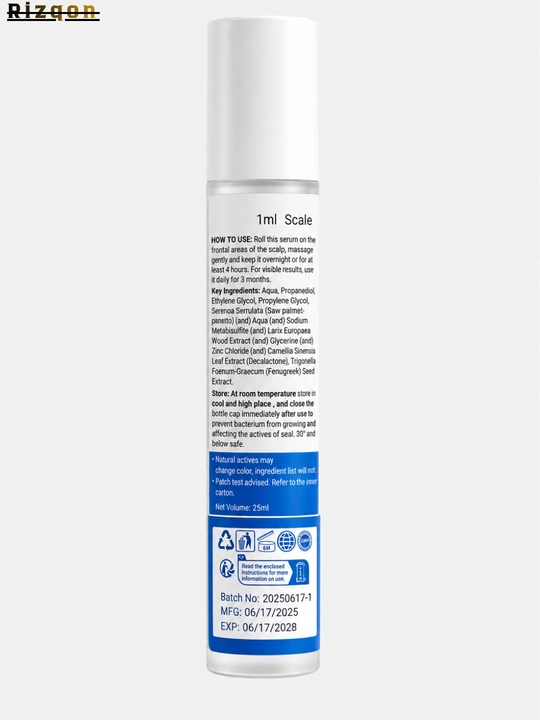 Сыворотка для роста волос Hair Growth Serum Rooll-on Bodywise, 25 мл, от выпадения