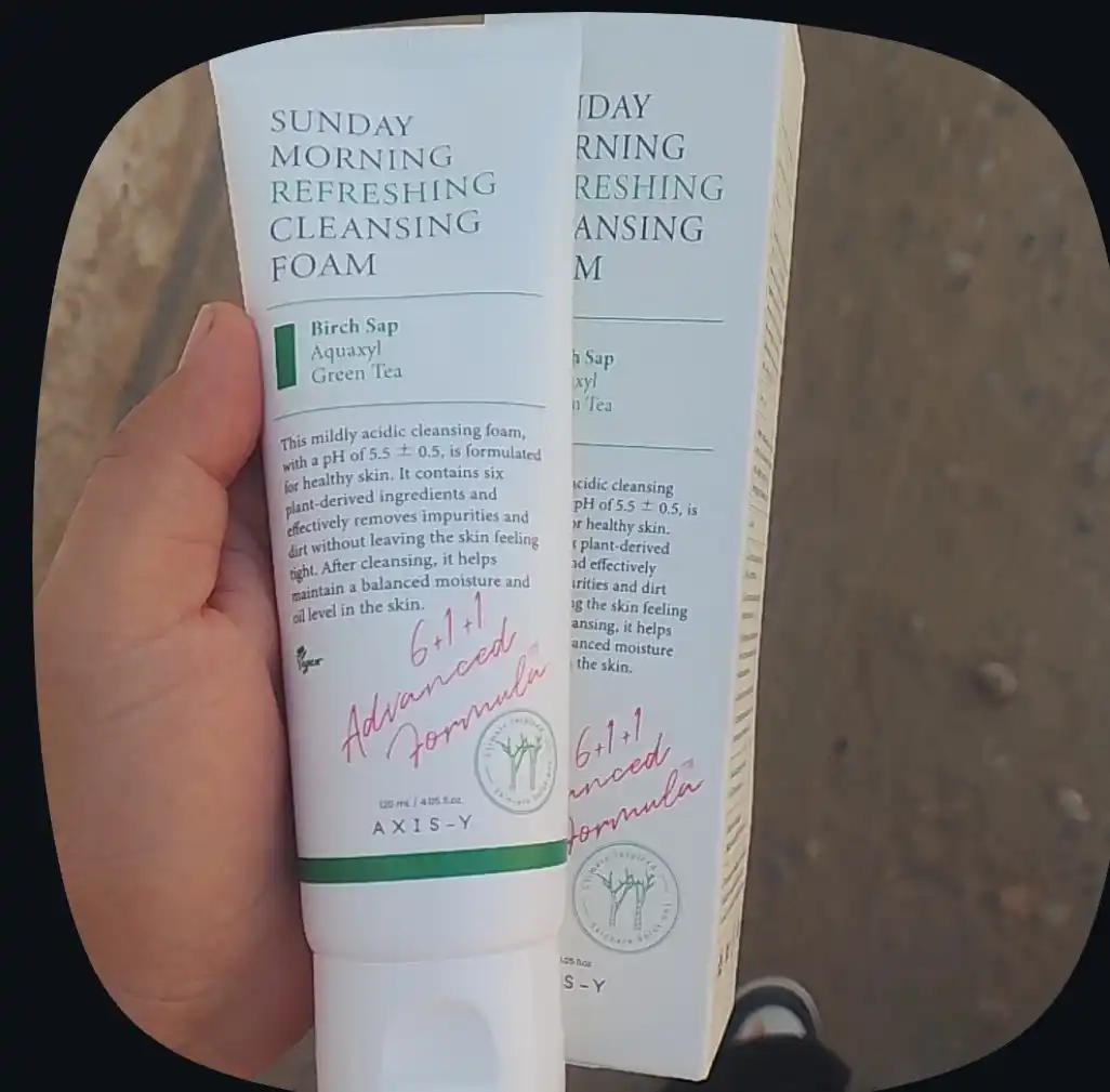 Namlovchi yuz yuvish ko‘pigi AXIS-Y Sunday Morning Refreshing Cleansing Foam, 120 ml