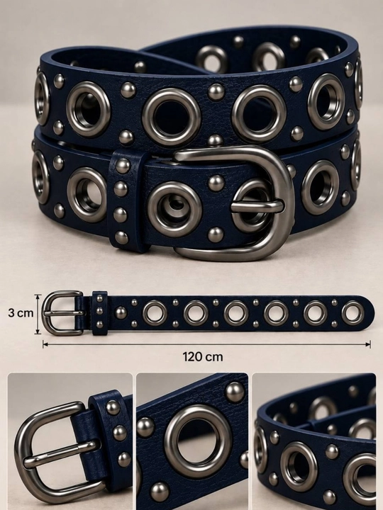 Ремень для женщин и девочек, с петелькой и цепочкой Lion Belt - 