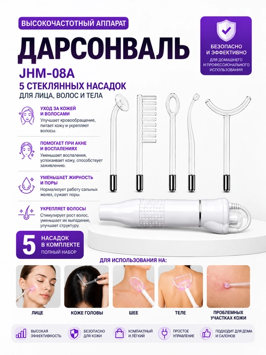 Аппараты Дарсонваль. Различные модели Дарсонваля - 