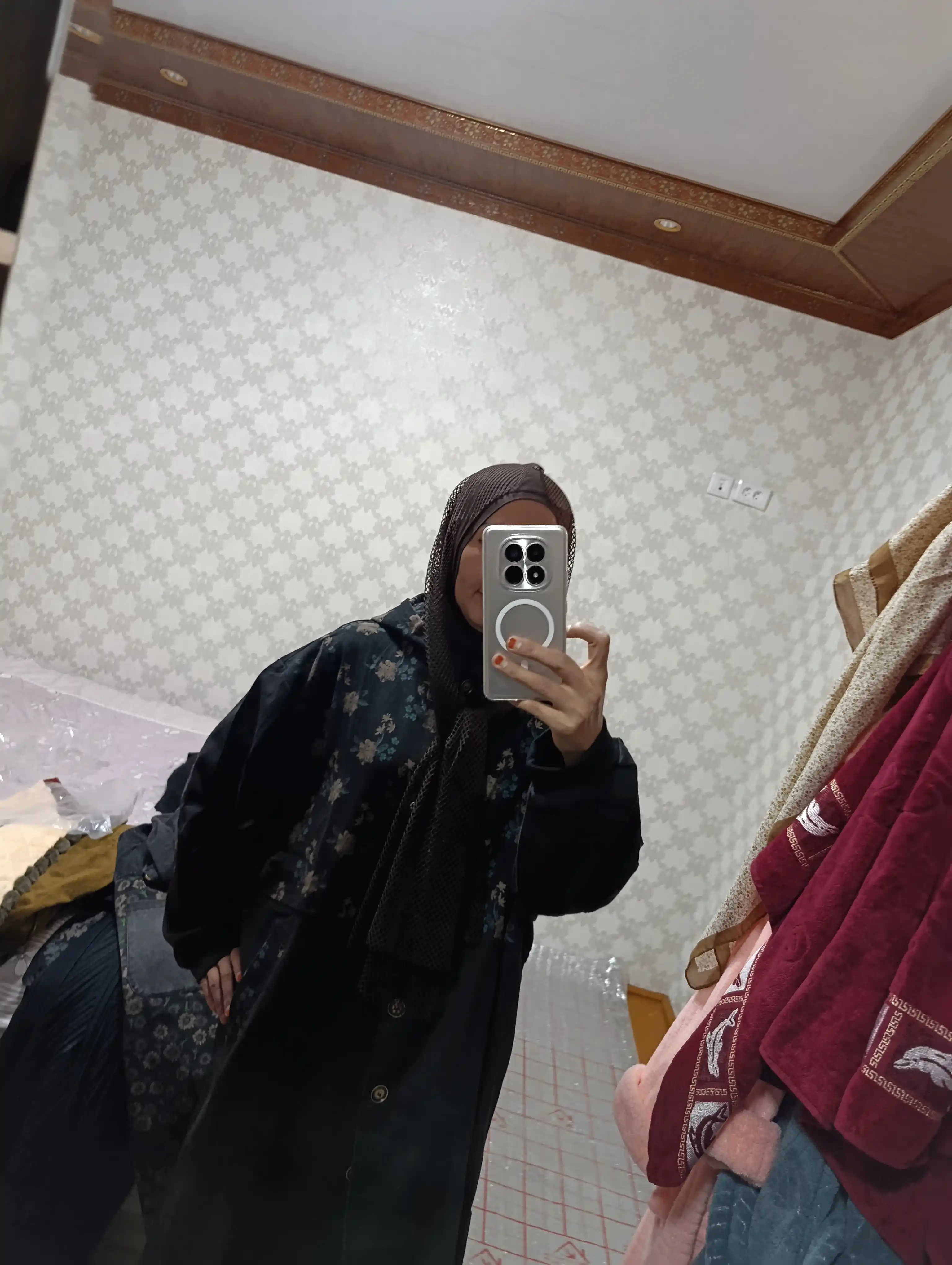 Ayollar uchun kapushonli uzun jinsi kardigan, oversize, 56–60 razmer