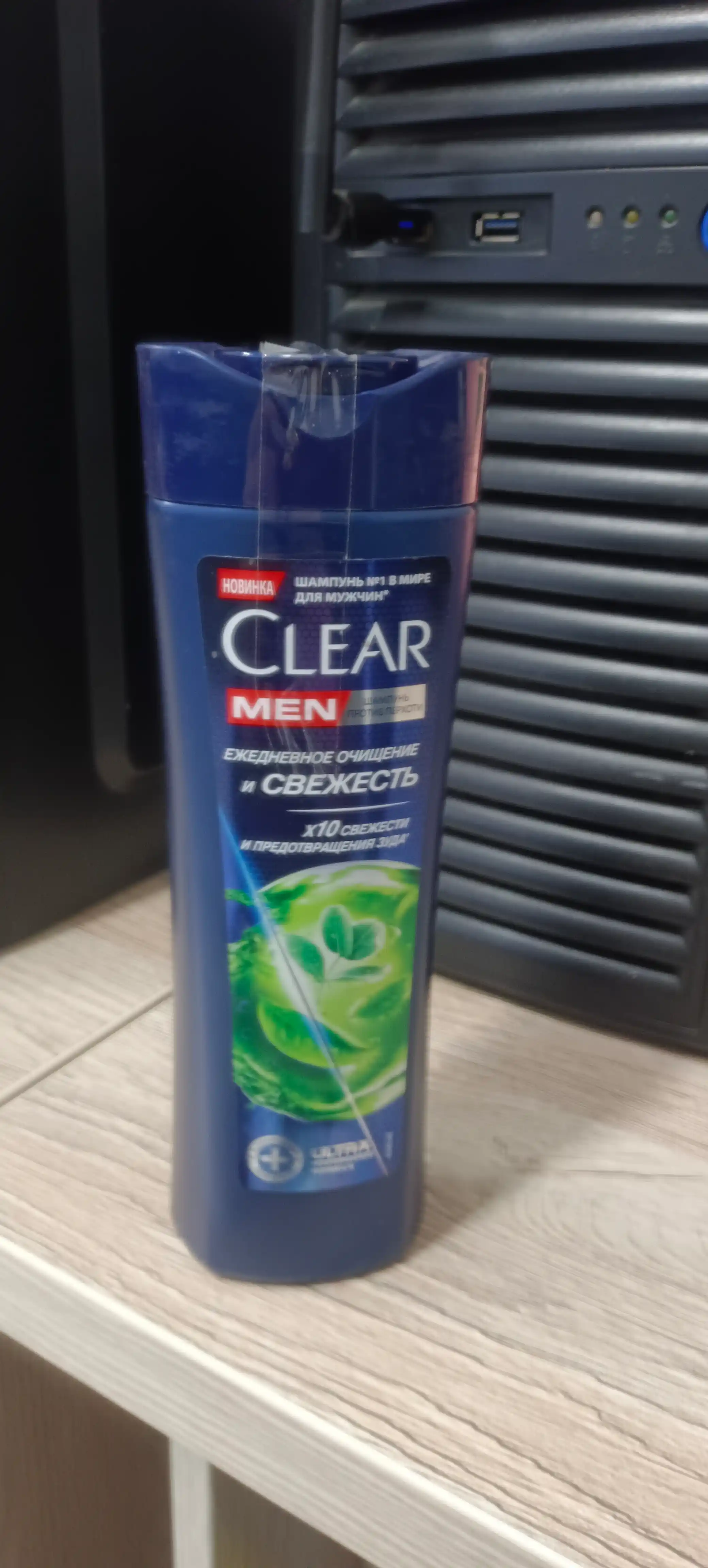 Шампунь для волос Clear Men, ежедневное очищение и свежесть, 380 мл