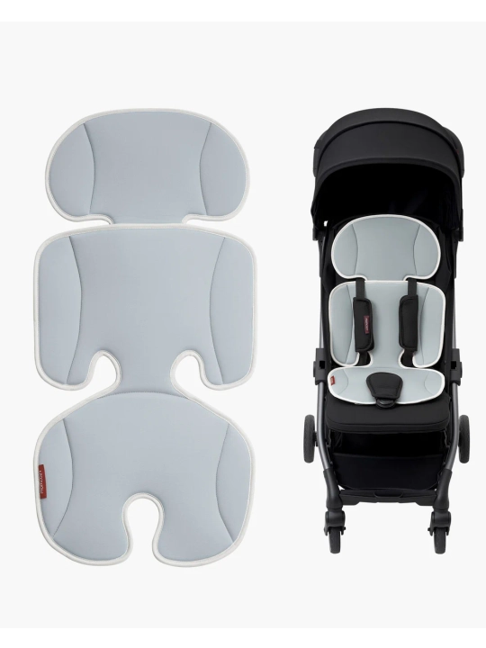 Momcozy Stroller Cooling Pad охлаждающий матрасик для детской коляски, голубой и серый - 