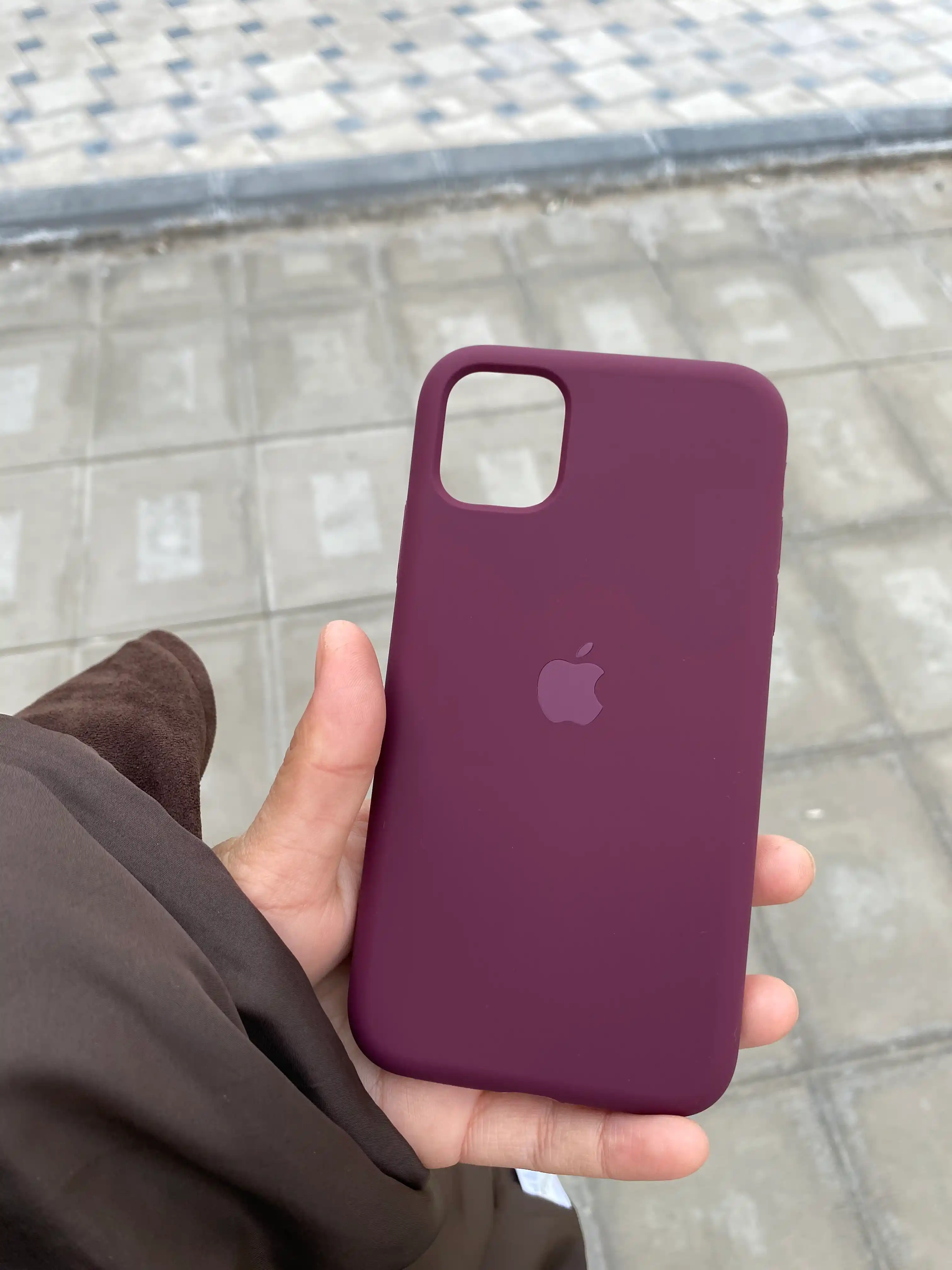 IPhone chexoll silikon, 11, 12, 13, 14, 15, 16, 17, Pro, Max, Plus, Mini uchun