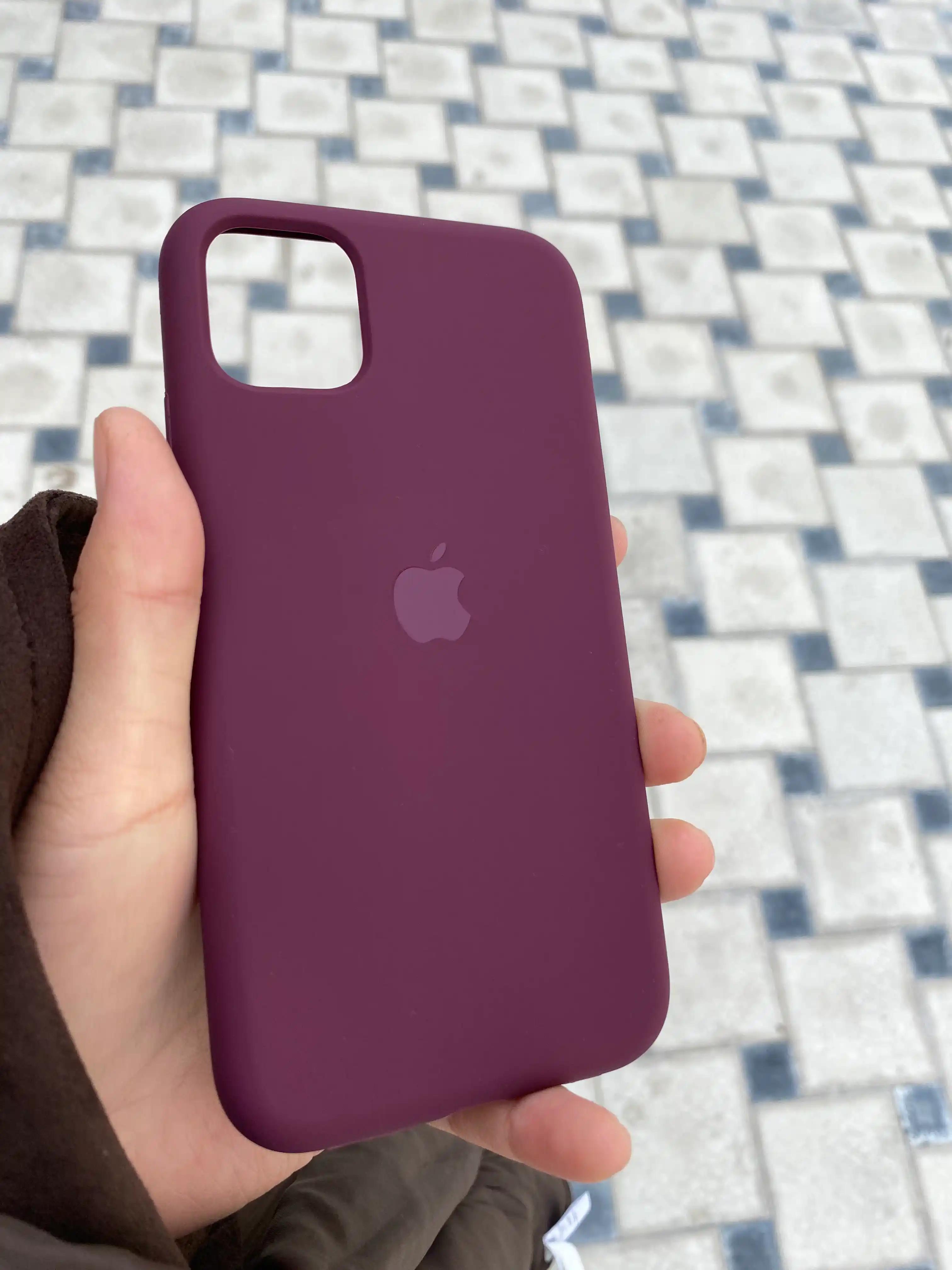 IPhone chexoll silikon, 11, 12, 13, 14, 15, 16, 17, Pro, Max, Plus, Mini uchun