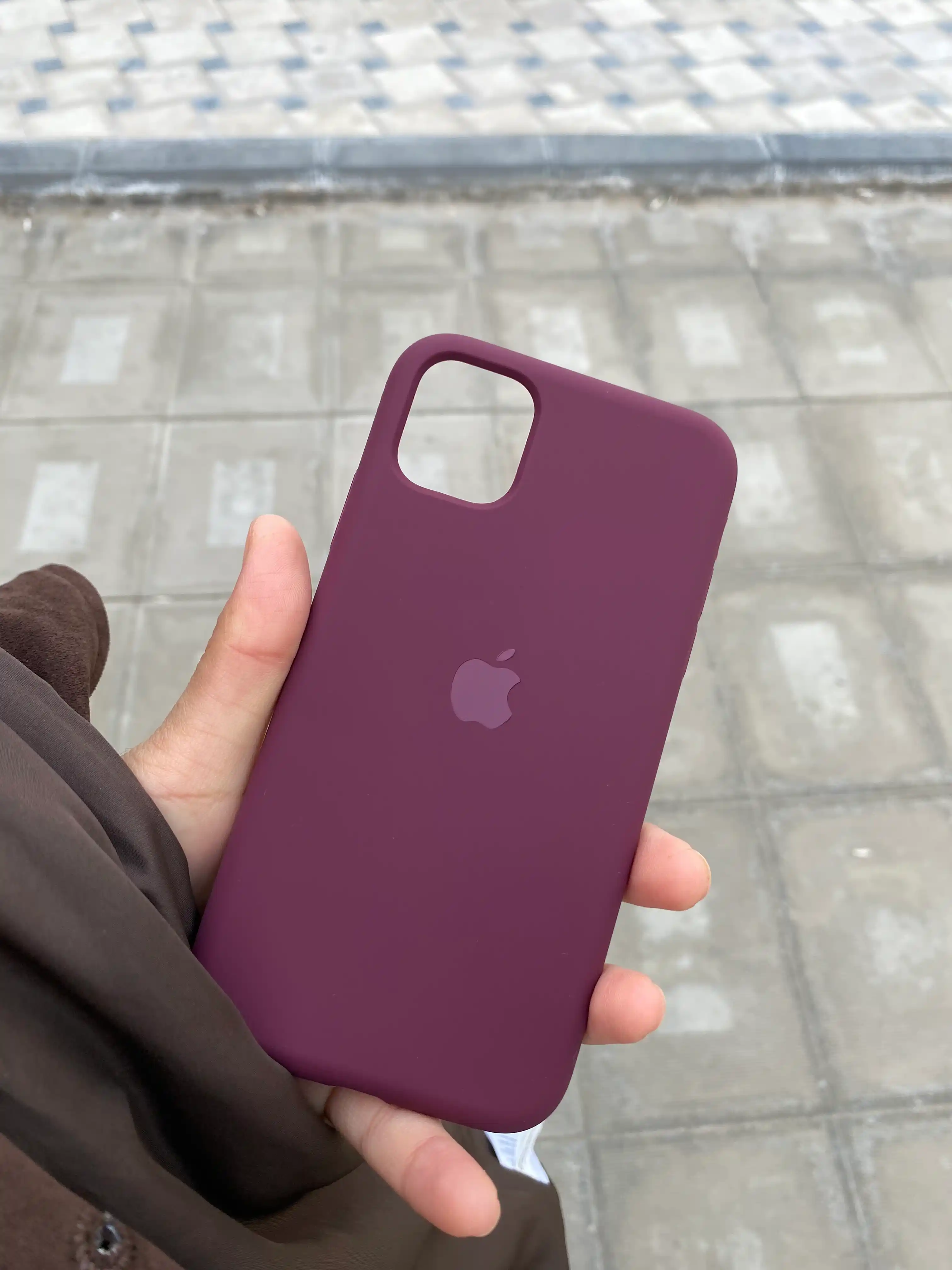 IPhone chexoll silikon, 11, 12, 13, 14, 15, 16, 17, Pro, Max, Plus, Mini uchun