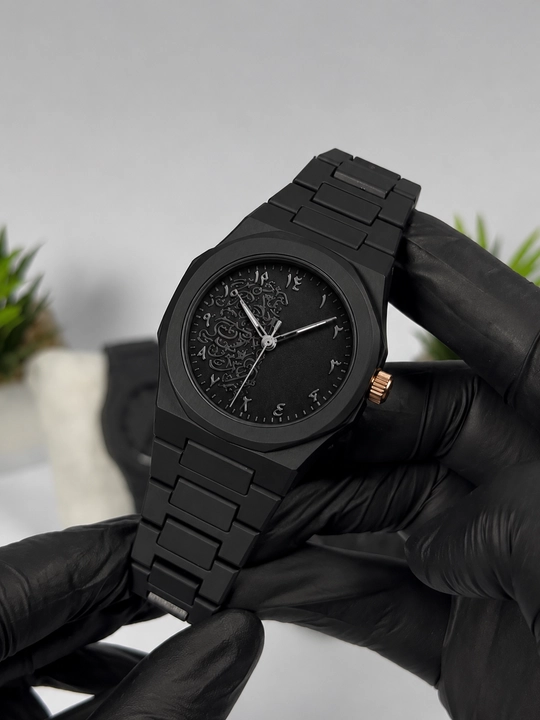 Aura Shadow Black - erkaklar soati, minimalizm uslubida
