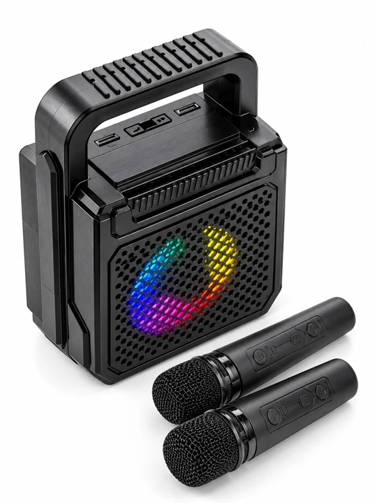 Колонка беспроводная Bluetooth музыкальная FM-радио и USB, аккумулятор 1200 мАч