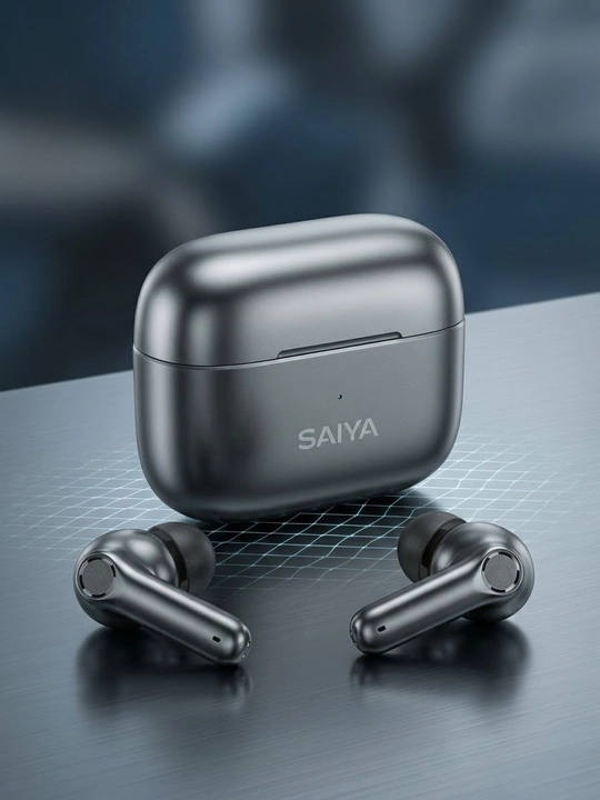 SAIYA MT2 — Erpots simsiz quloqchinlari, metall korpusli TWS Bluetooth 5.3
