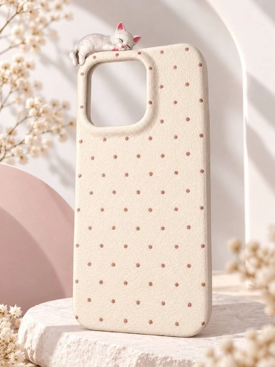 Mushukchali telefon g‘ilofi, sut rang