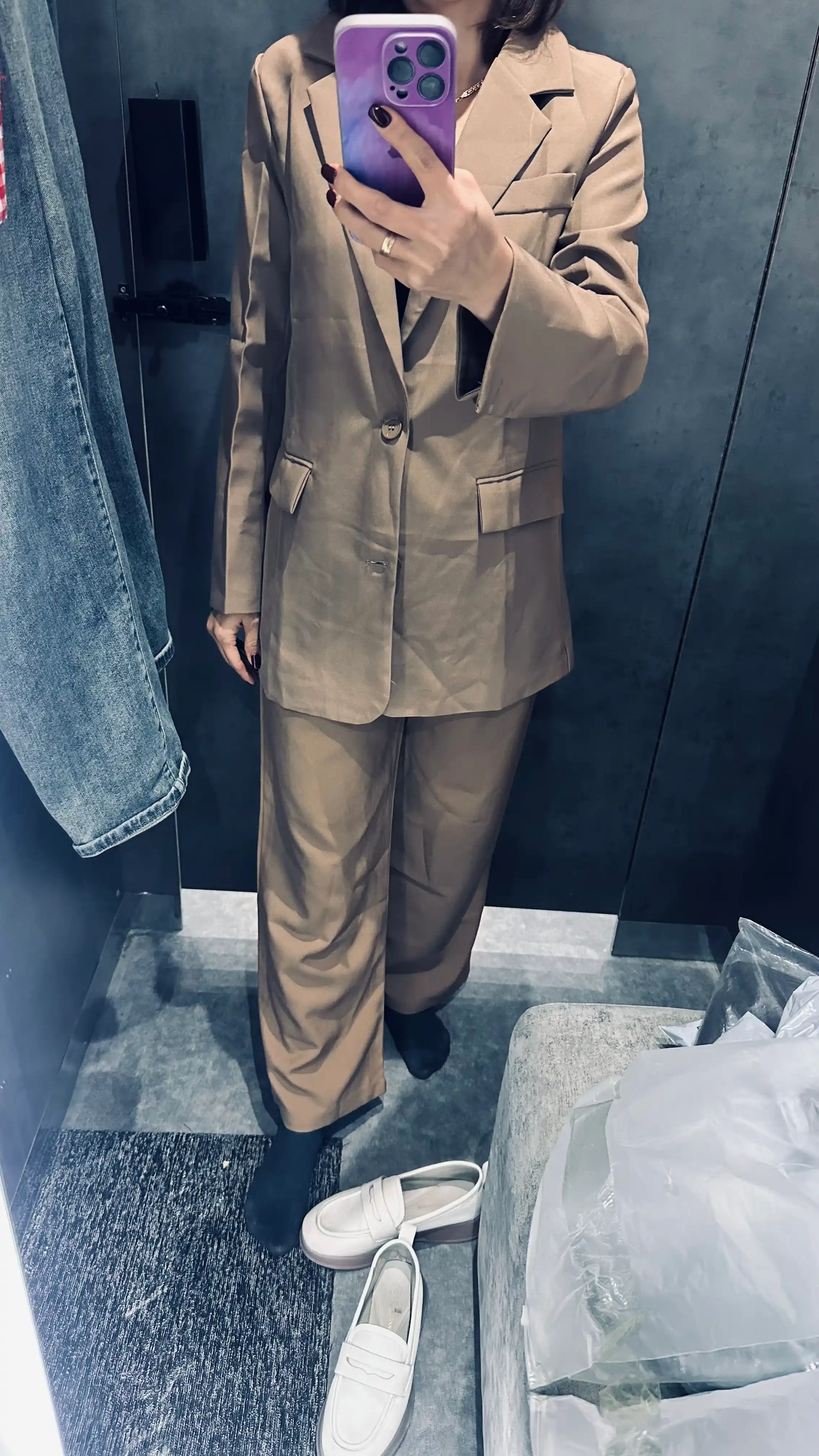 Ayollar klassik kostyumi, pidjak va shim M–3XL — ELLY FASHION