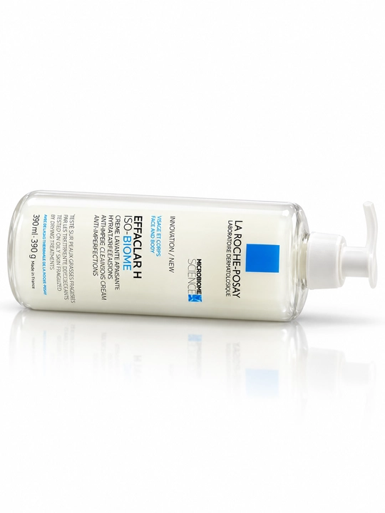 Effaclar H Iso-Biome 390 ml — yuz va tana uchun yumshoq tozalovchi krem