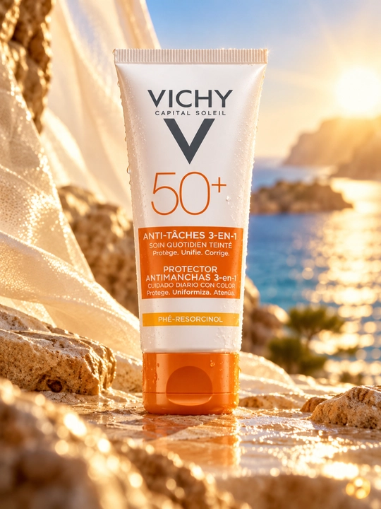 Soleil SPF 50+ — yuz uchun rangli quyoshdan himoya kremi - 
